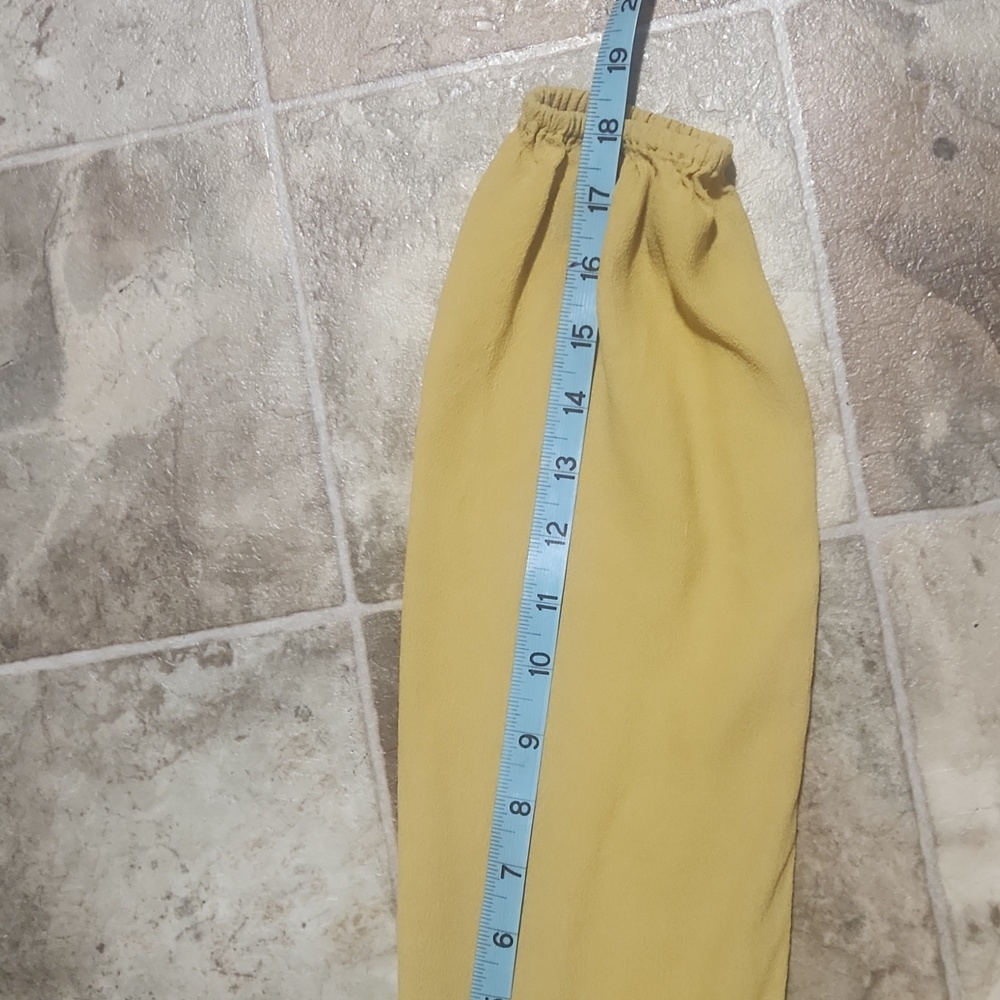 MADEWELL Women"s Top Wrap Color Mustard Size S. - Picture 4 of 10